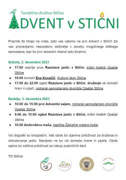 Advent v Stični
